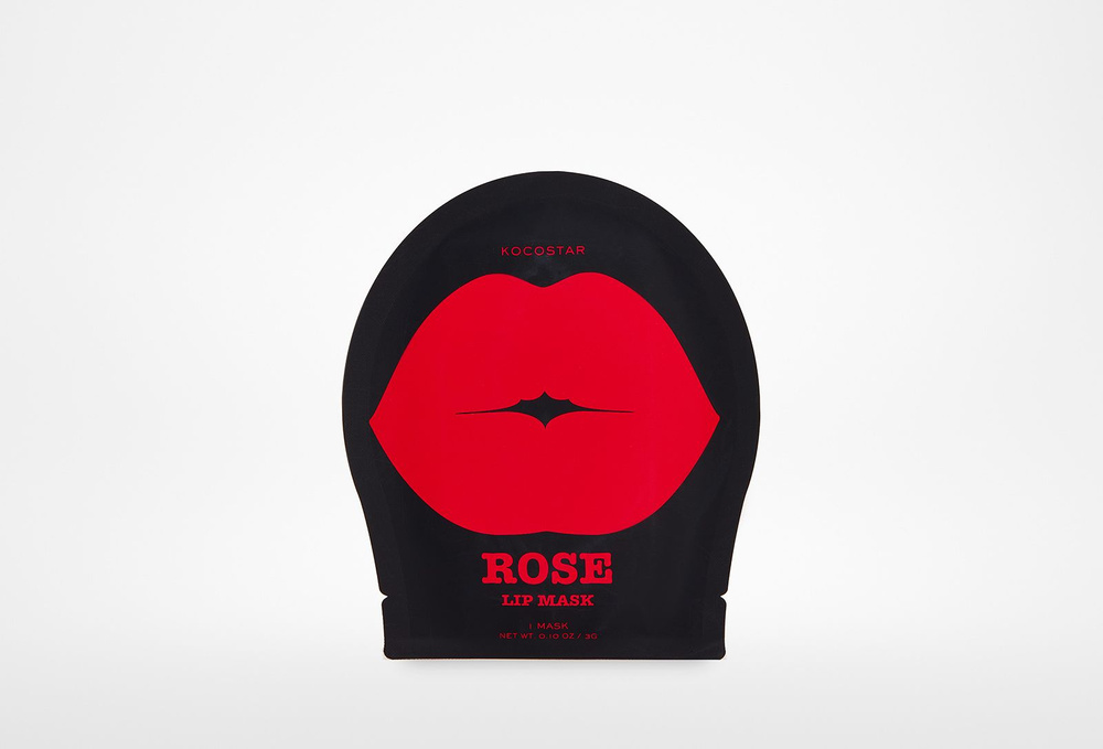 Гидрогелевые патчи для губ kocostar rose lip mask #1