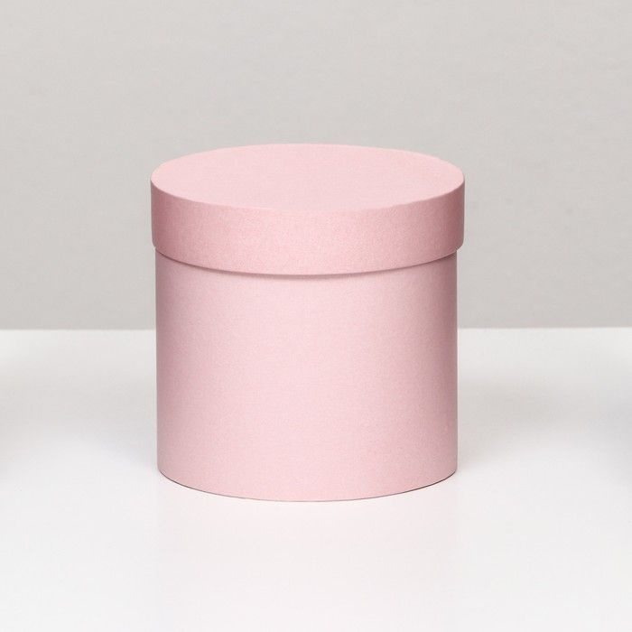 Шляпная коробка розовая, 13х13 см #1