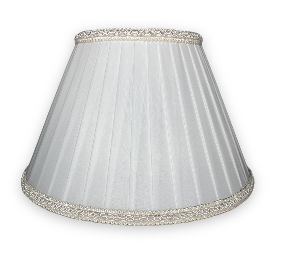 Абажур для прикроватной лампы или настольного светильника, изготовлен из шёлковой ленты с отделкой декоративной #1