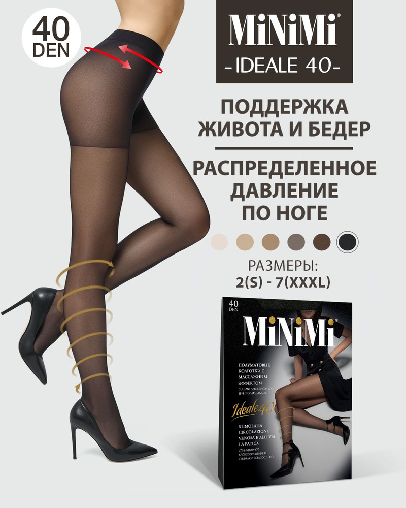 Колготки Minimi Ideale, 40 ден, 1 шт #1