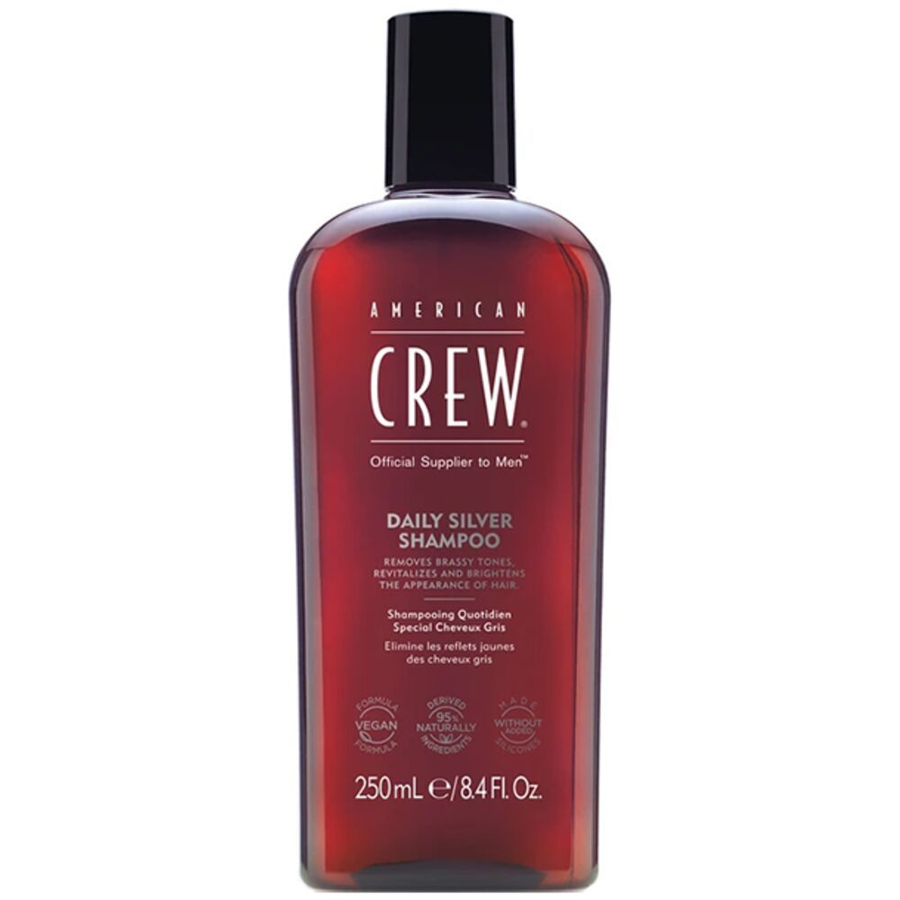 American Crew Ежедневный шампунь для седых волос Daily Silver Shampoo, 250 мл.  #1