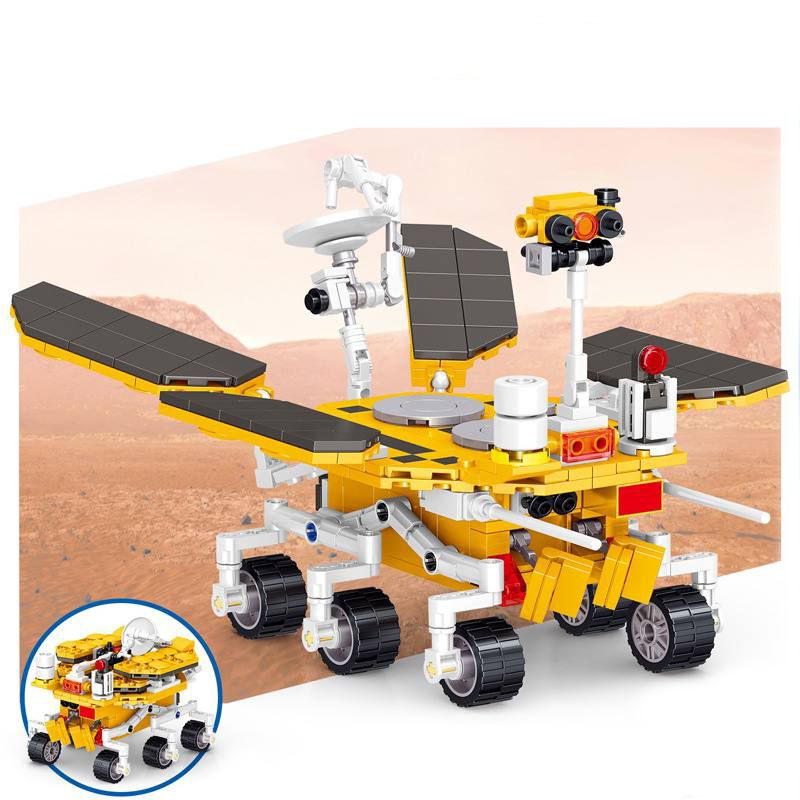 Конструктор Aerospase "Космический аппарат" цвет желтый, 403 деталей , Звездное приспособление , Машиностроение #1