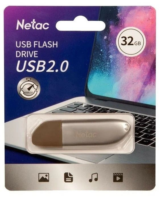 Netac USB Drive U352 USB2.0 32GB, retail version EAN: 6926337229478 #1