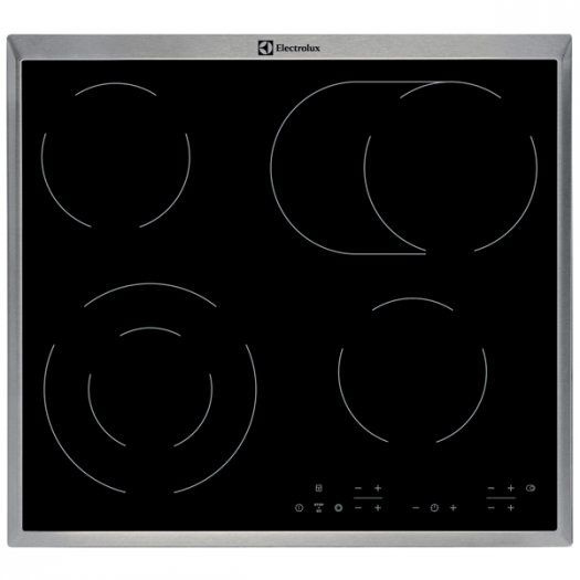 Electrolux Электрическая варочная панель EHF6346XOK, черный, серый металлик  #1