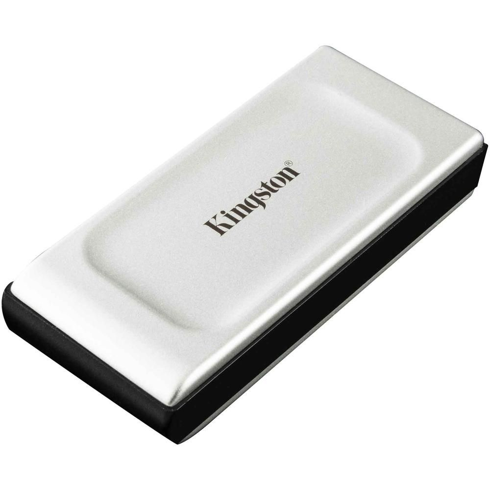 Внешний SSD-накопитель 1Tb Kingston XS2000 SXS2000/1000G (SSD) USB 3.2 серебристый  #1