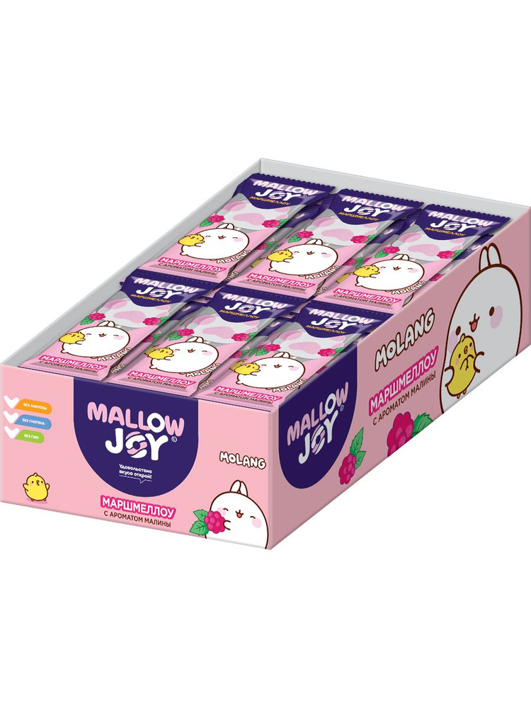 Конфитрейд MOLANG MALLOW JOY Маршмеллоу на палочке в форме лапки , 12шт*15г.  #1