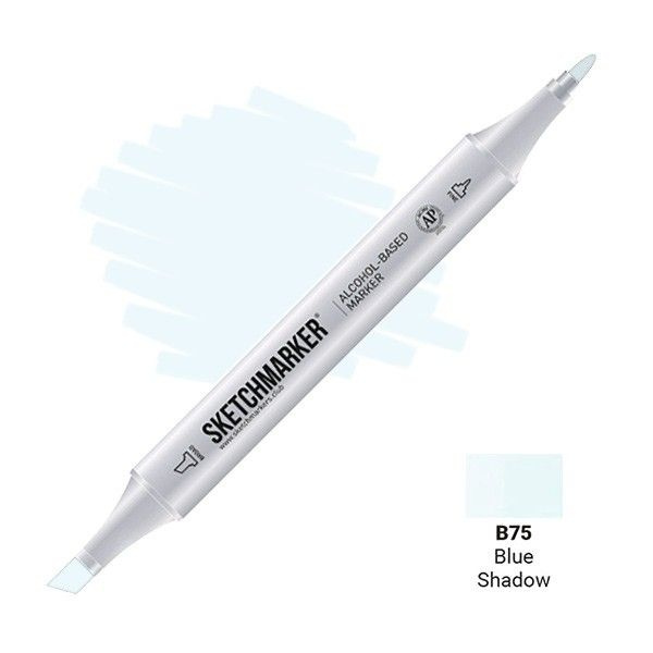 Маркер двусторонний Sketchmarker "Classic" B75 Синяя тень #1