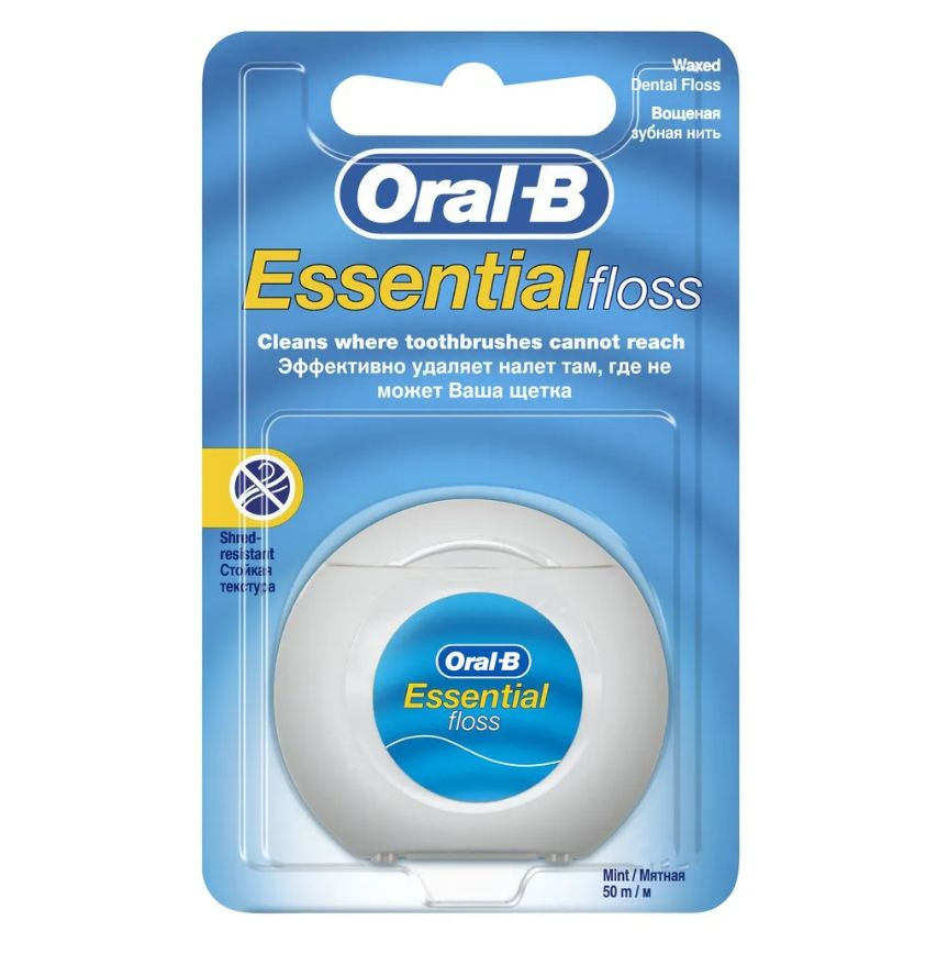 ORAL_B Зубная нить Essential floss мятная 50м #1