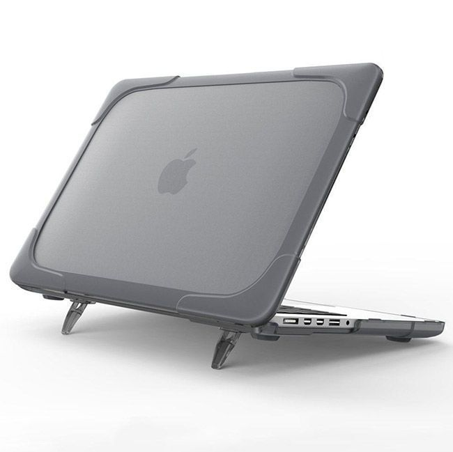 Защитный чехол для Apple MacBook Pro 15" Retina A1398, G-Net Toughshell Hardcase, серый  #1