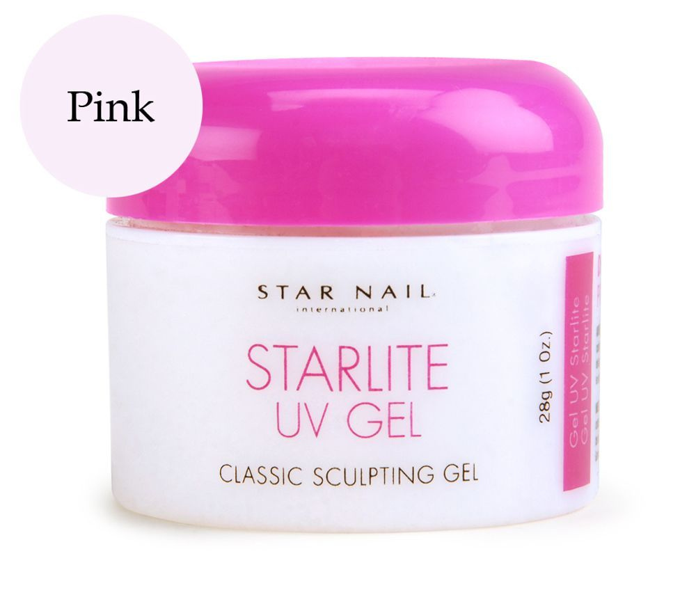 Гель Star Nail для ногтей скульптурный розовый StarLite Pink 28 г #1