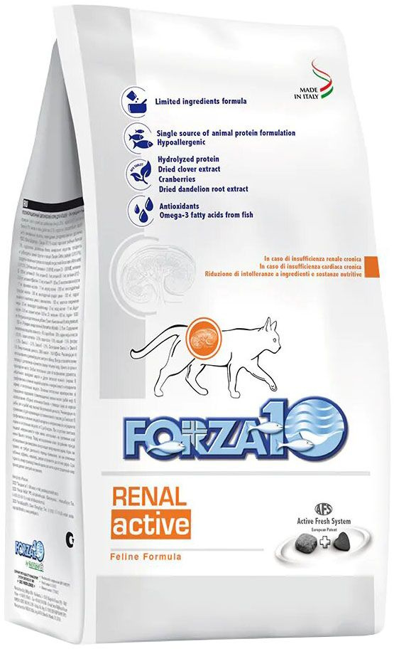 Корм Forza10 Active Renal для кошек, при заболеваниях почек, 1.5 кг  #1