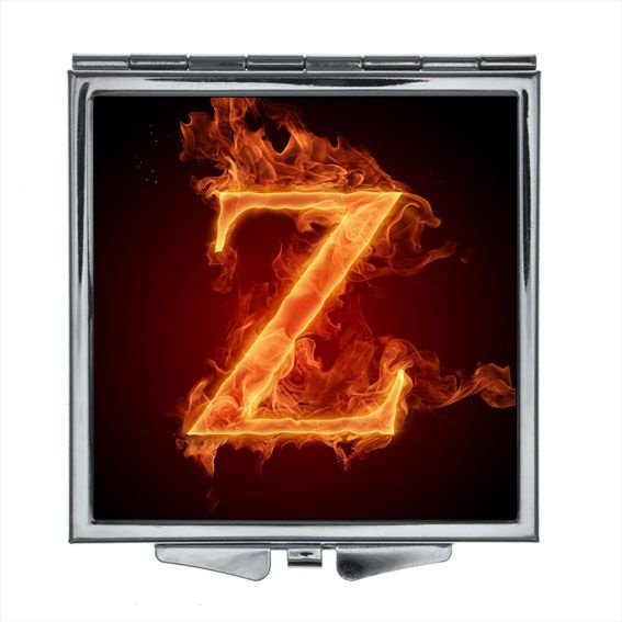 Складное зеркало квадратное Z #1