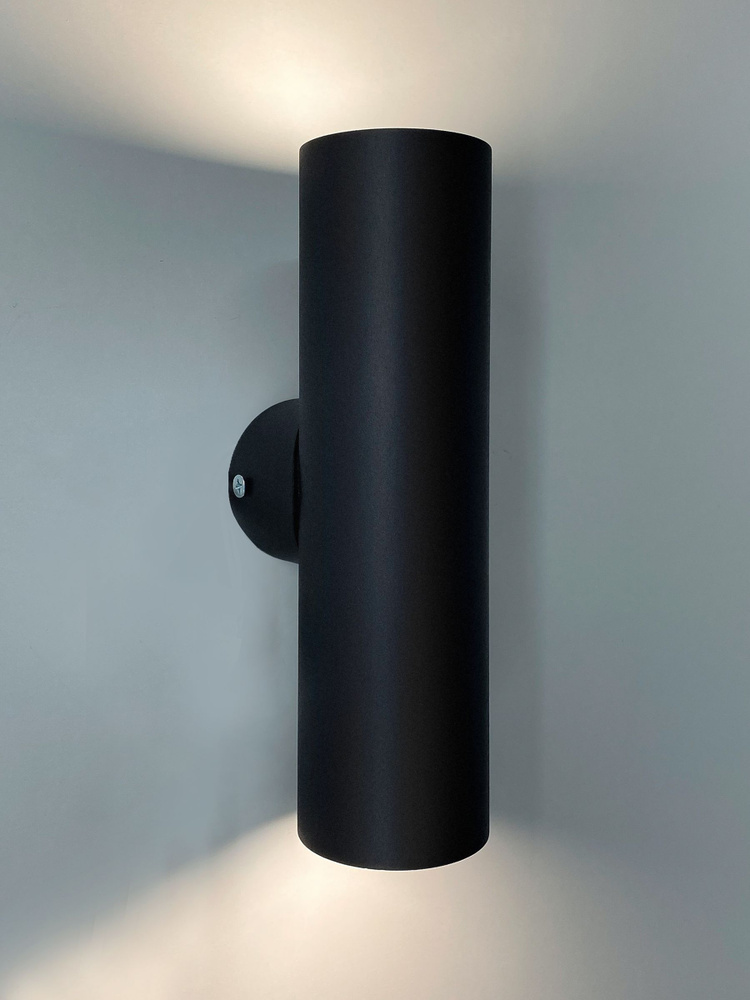 Настенный точечный светильник Комлед INTERIOR TWIN R S, цвет черный  #1