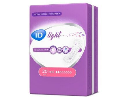 Урологические прокладки iD Light Mini 20 штук #1