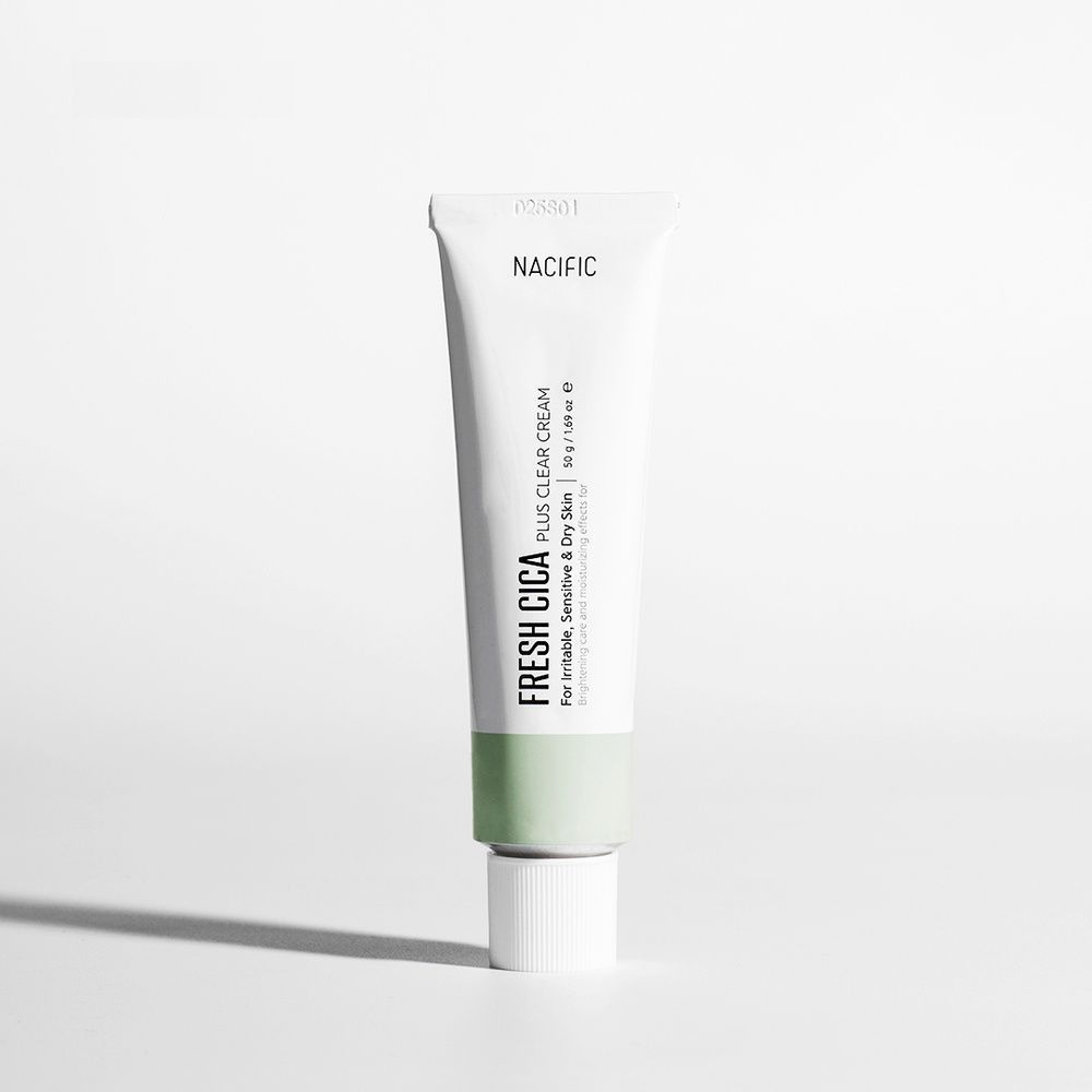 Nacific Fresh Cica Plus Clear Cream крем для лица для чувствительной и проблемной кожи с экстрактом мадекассосида #1