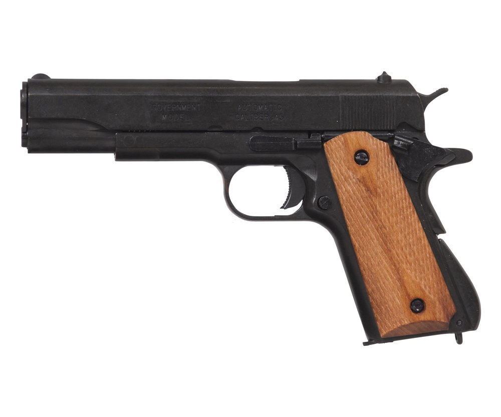 Макет пистолет Colt M1911A1 .45, светлое дерево (США, 1911 г.) DE-8312 #1