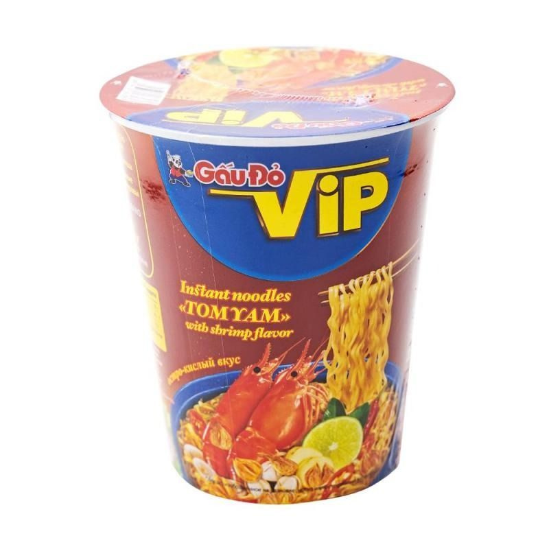 Лапша быстрого приготовления "Том Ям" со вкусом креветки, GauDo VIP, 65 г  #1