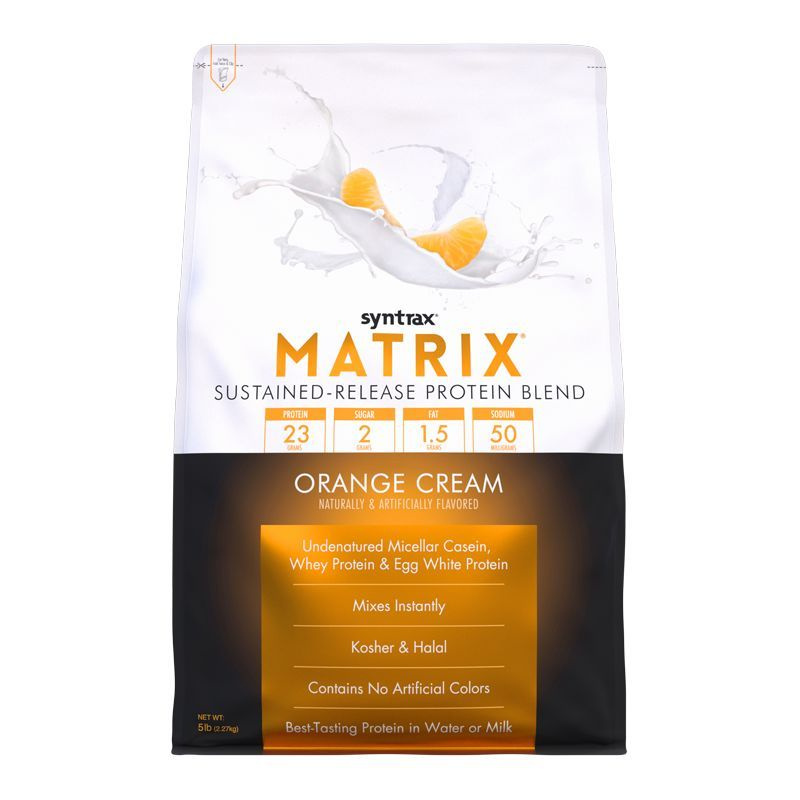 Многокомпонентный протеин Syntrax Matrix 2270 гр Апельсиновый Крем  #1
