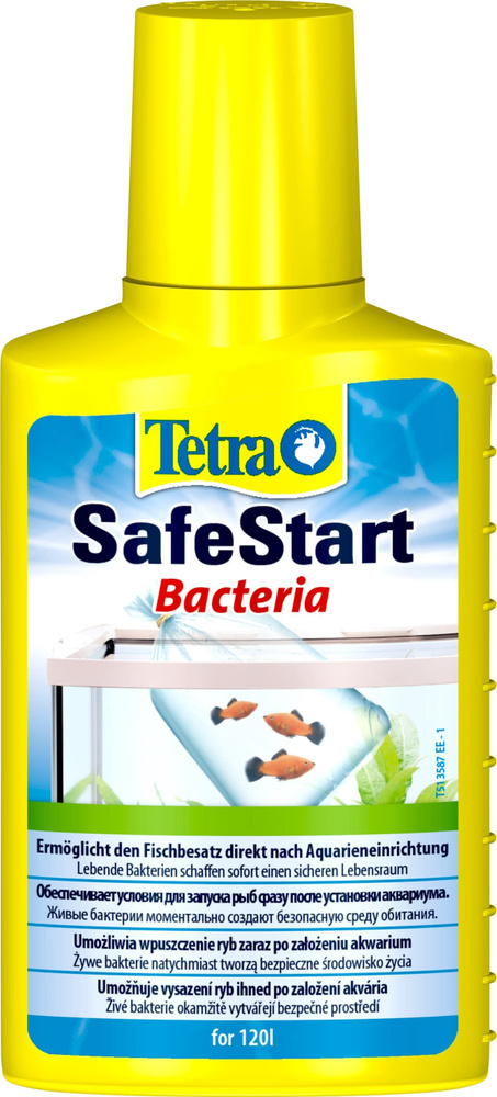 Бактерии для подготовки воды Tetra SafeStart, 100 мл #1