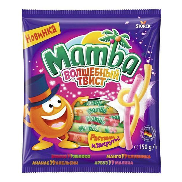 Конфеты жевательные Mamba волшебный твист 150 г #1