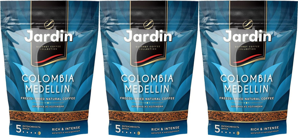 Кофе Jardin Colombia Medellin растворимый, комплект: 3 упаковки по 150 г  #1