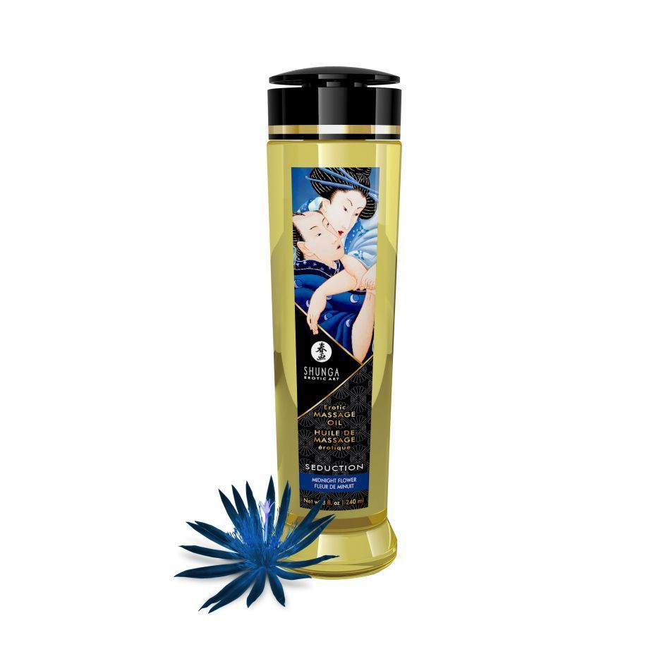 Shunga Масло массажное для тела Erotic Massage Oil "Ночной цветок", 240 мл  #1