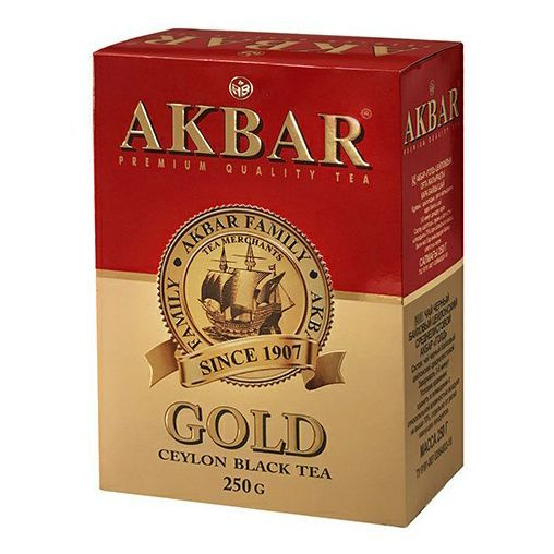 Чай черный Akbar Gold листовой 250 г #1