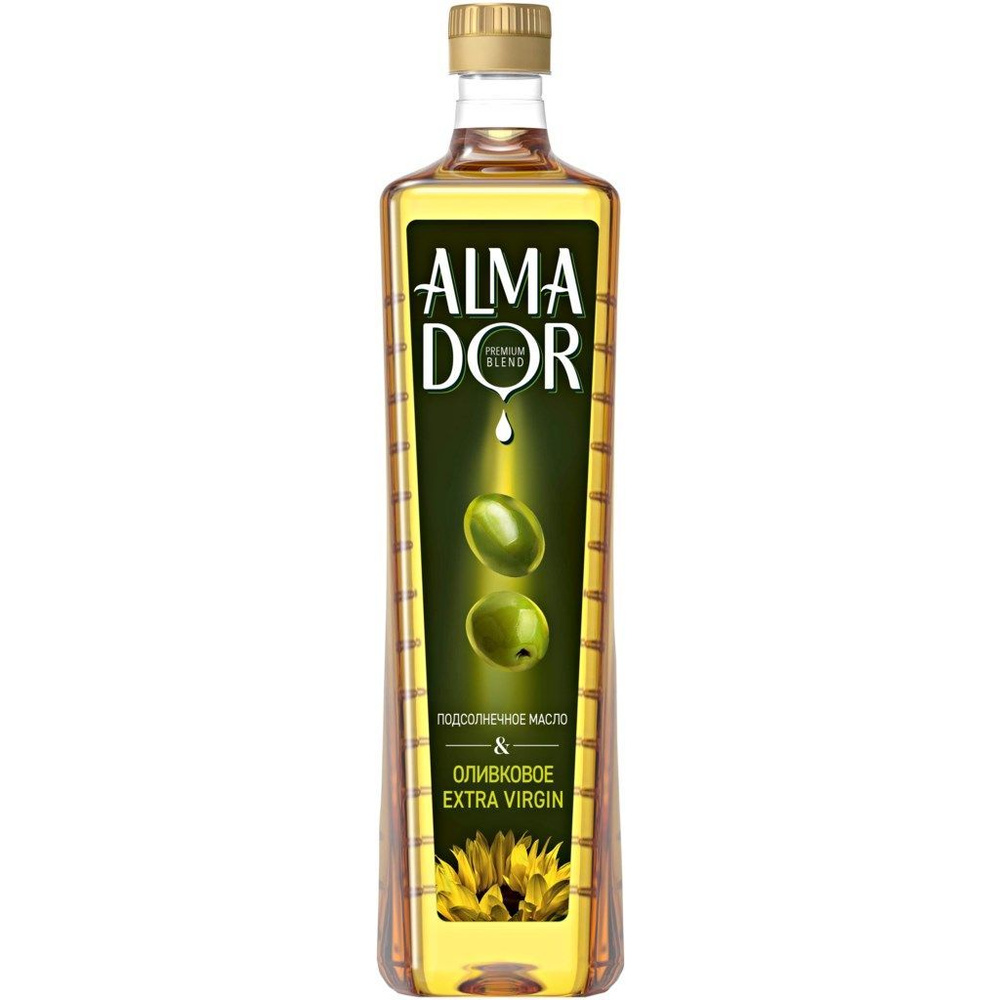 Масло "ALMADOR" подсолн. с добавлением масла оливкового нерафинированного EXTRA virgin olive oil 0,75 #1