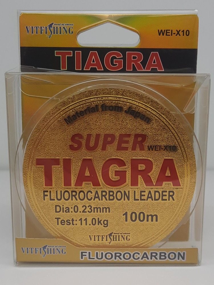 Леска TIAGRA SUPER VITFISHING флюорокарбон 0.23 мм. 11.0 кг. 100 м. #1