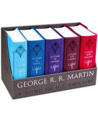 A Game of Thrones (Song of Ice and Fire Series) Set of 5 books / Игра Престолов подарочный набор книг #1