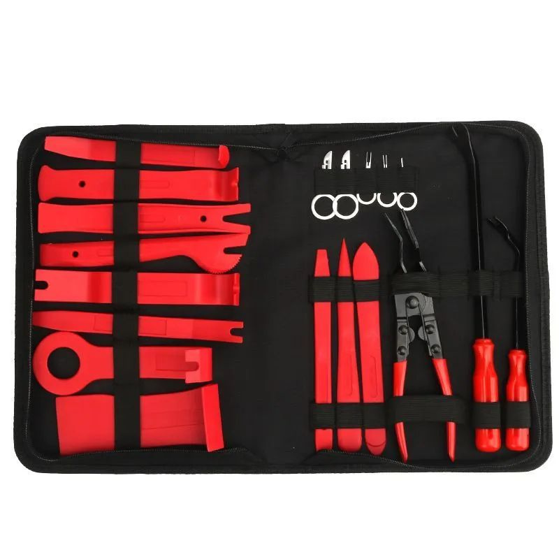 Набор инструмента для снятия обшивки салона автомобиля (снятие клипс ...