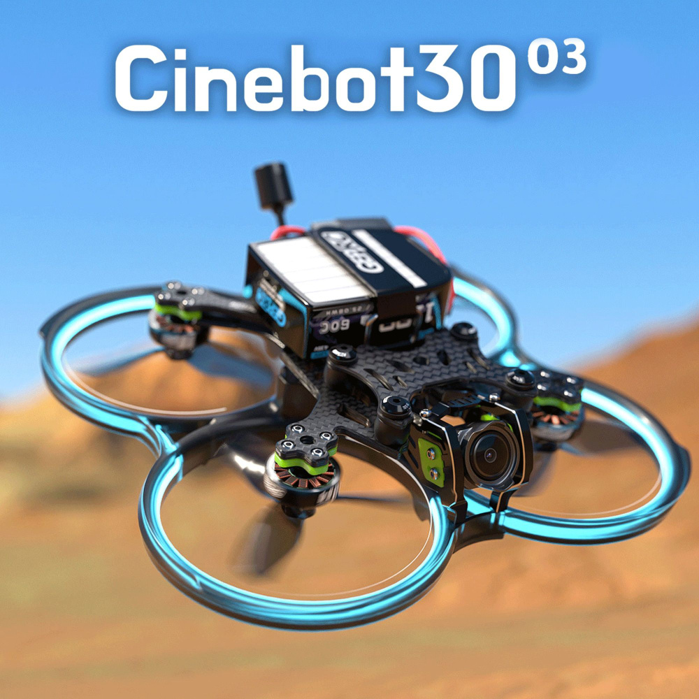 GEPRC Cinebot30 HD O3 6S 2450KV VTX O3 Воздушный блок 4K 60fps Видео 155  широкоугольный RC FPV - купить с доставкой по выгодным ценам в  интернет-магазине OZON (1373158476)