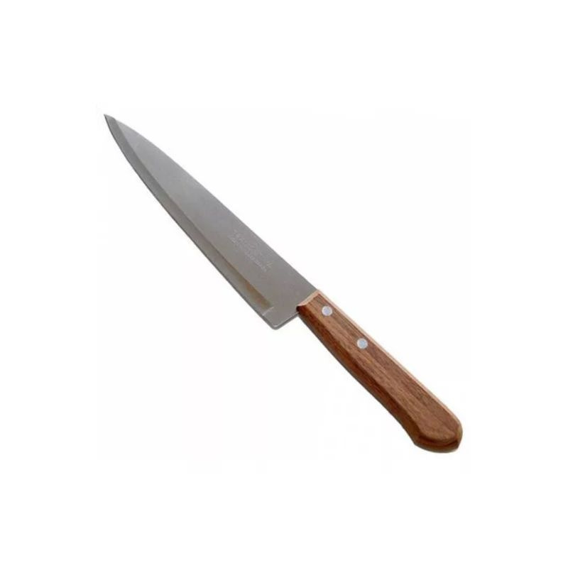 Нож разделочный AST №08 нержавеющая сталь 1,2мм деревянная ручка 8"  #1