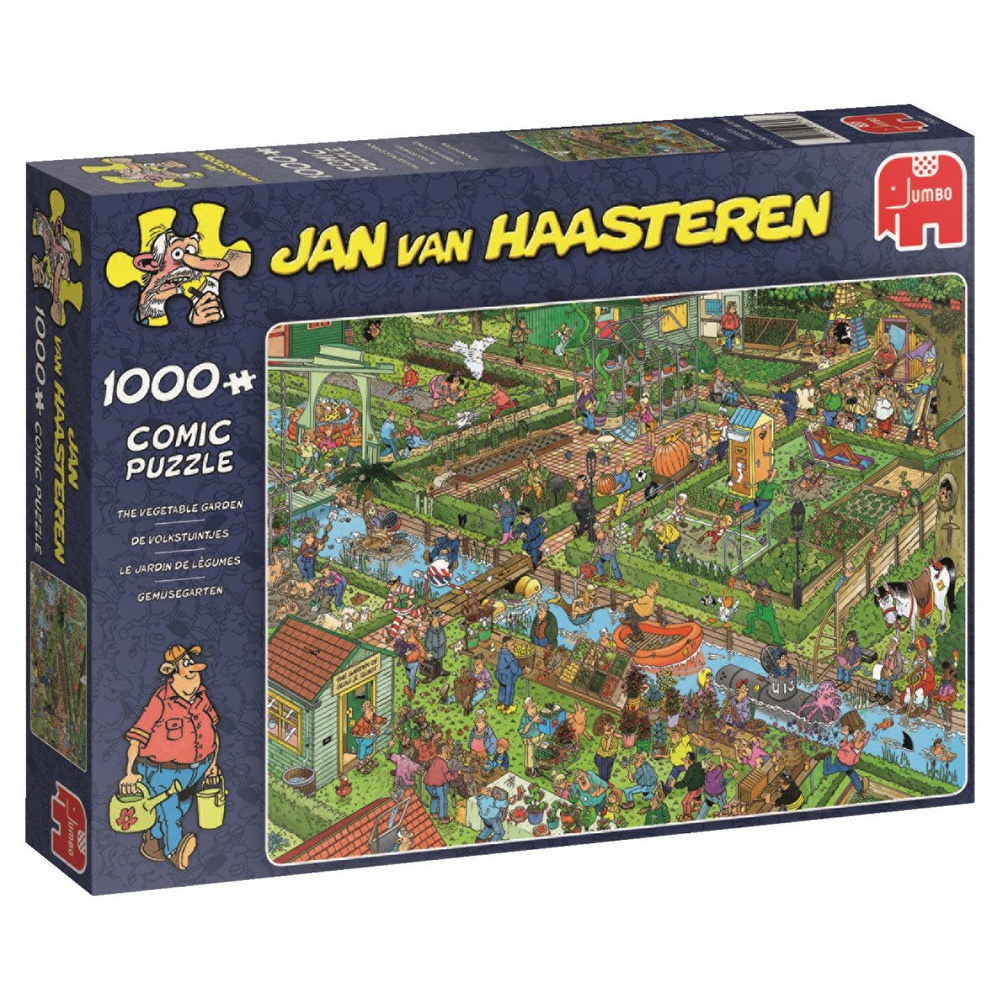 Пазл Jumbo 1000 деталей, элементов: Огородное хозяйство (Jan Van Haasteren)  #1