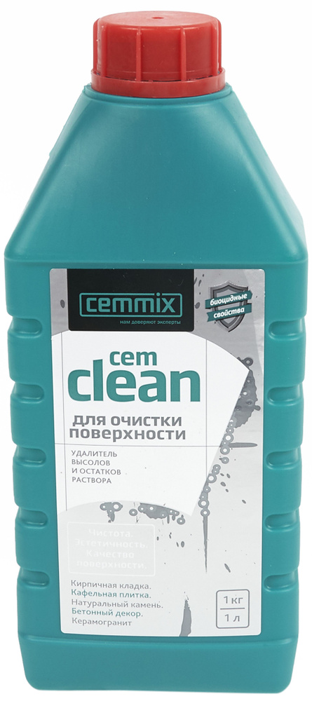 Удалитель высолов и остатков раствора Cemmix CemClean, 1 л (2 шт.)  #1