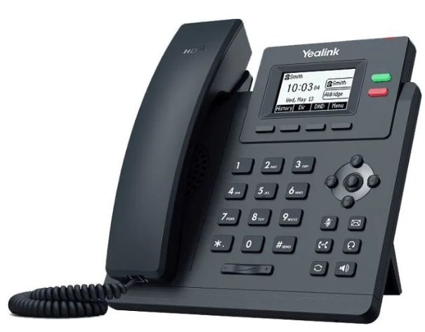 Телефон IP YEALINK SIP-T31P / SIP-T31P WITHOUT PSU без блока питания цвет черный (1472747)  #1