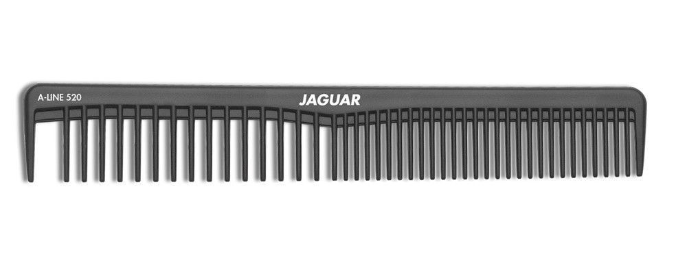 Расческа комбинированная JAGUAR Ionic A-Line, 17.1 см, антистатическая, черная A520  #1