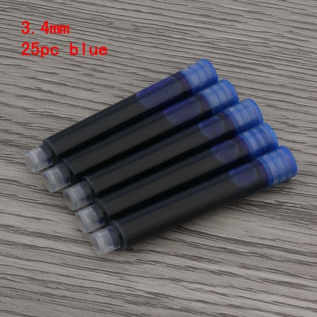 Синии картриджи для перьевой ручки 3,4 мм, 5 шт. #1