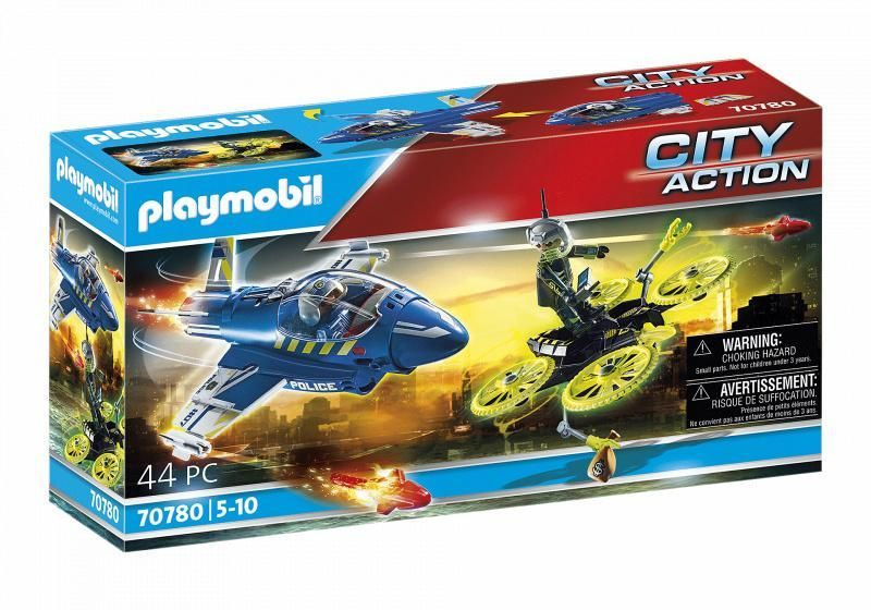 Игровой набор "Полицейский самолет: погоня за дроном" #1