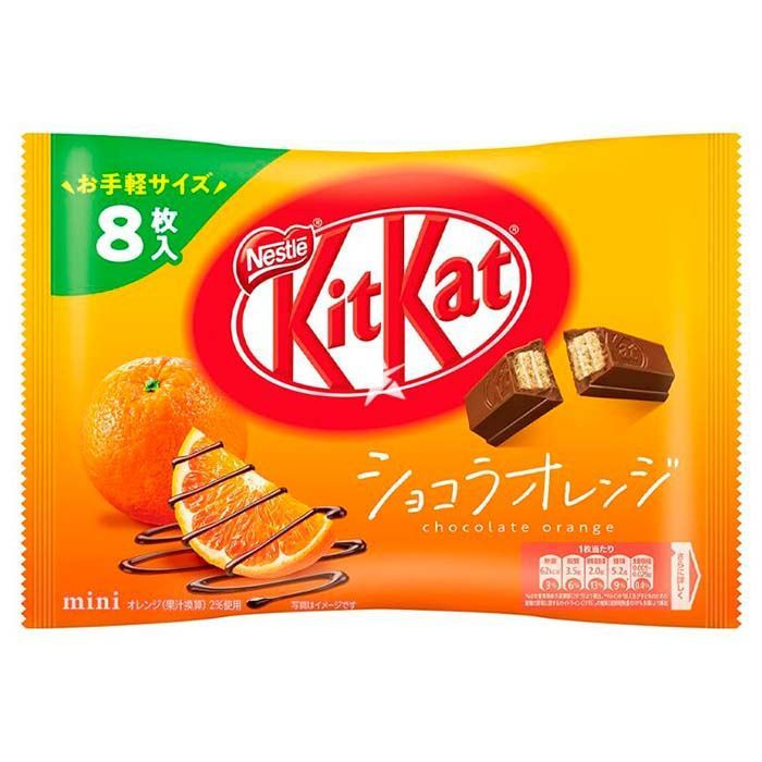 Шоколадный батончик KitKat Mini Orange со вкусом апельсина (Япония), 81,2 г  #1
