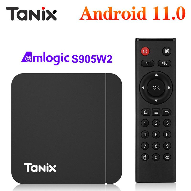 Tanix Медиаплеер W2/4 Android, 2 ГБ/16 ГБ, Bluetooth, Wi-Fi, черный #1
