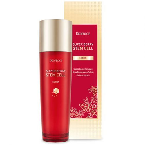 Лосьон для лица со стволовыми клетками и ягодным комплексом Deoproce Super Berry Stem Cell Lotion  #1