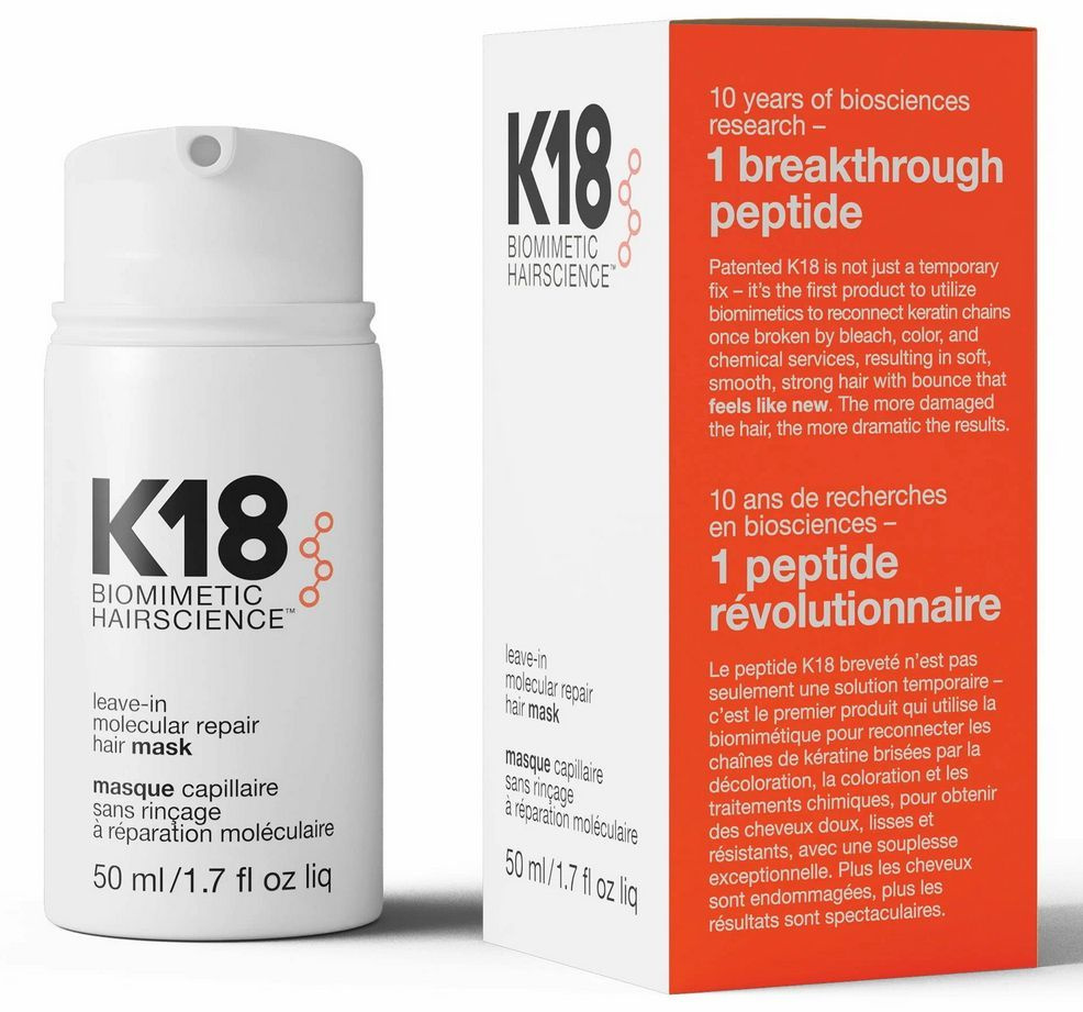 Несмываемая маска K18 для молекулярного восстановления волос, 50 мл  #1
