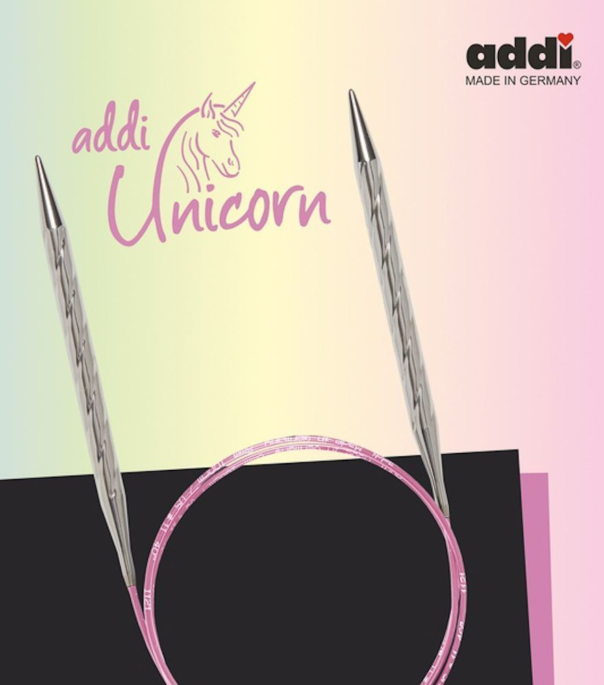 Круговые спицы Addi Unicorn 150 см, 2,5 мм #1