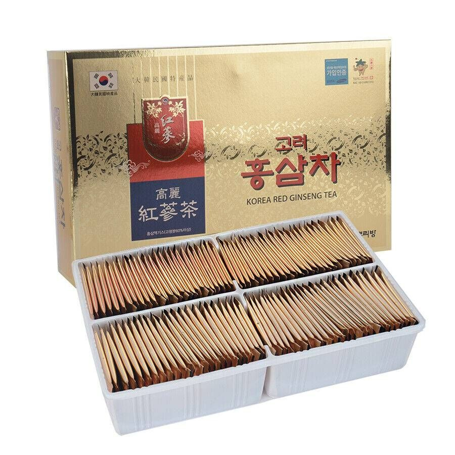 Корейский чай с красным женьшенем (3г х 100 шт) KOREAN RED GINSENG TEA  #1