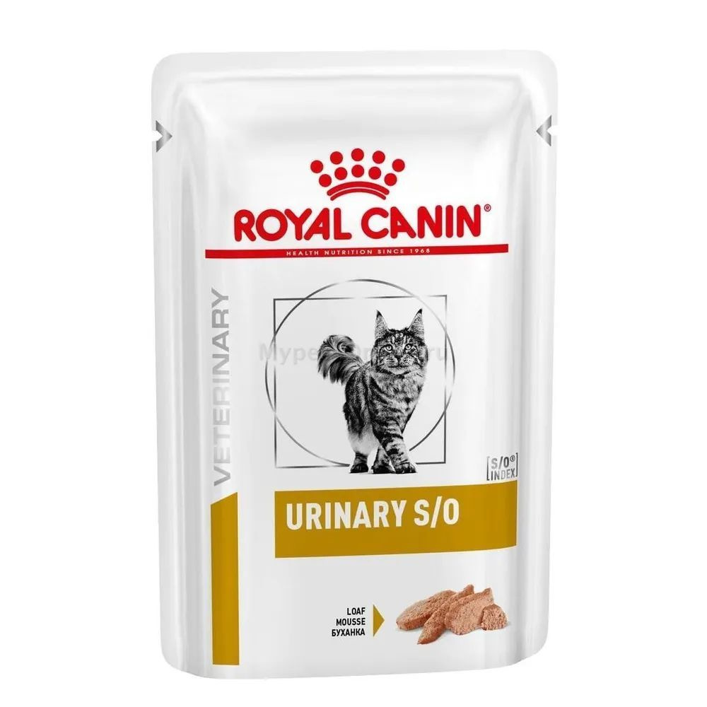 Royal Canin Urinary S/O (паштет) Влажный диетический корм для кошек при мочекаменной болезни 85г*12ШТ #1