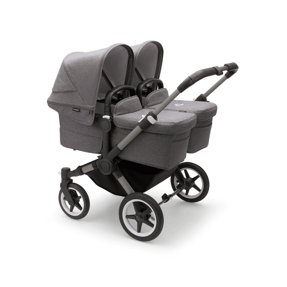 Коляска для двойни Bugaboo Donkey 5 Twin Graphite/ Grey melange/ Grey melange #1