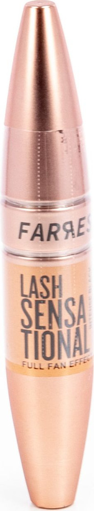 Farres cosmetics / Фаррес косметикс Тушь для ресниц Lash Sensational 6037 черная с ворсовой щеточкой #1