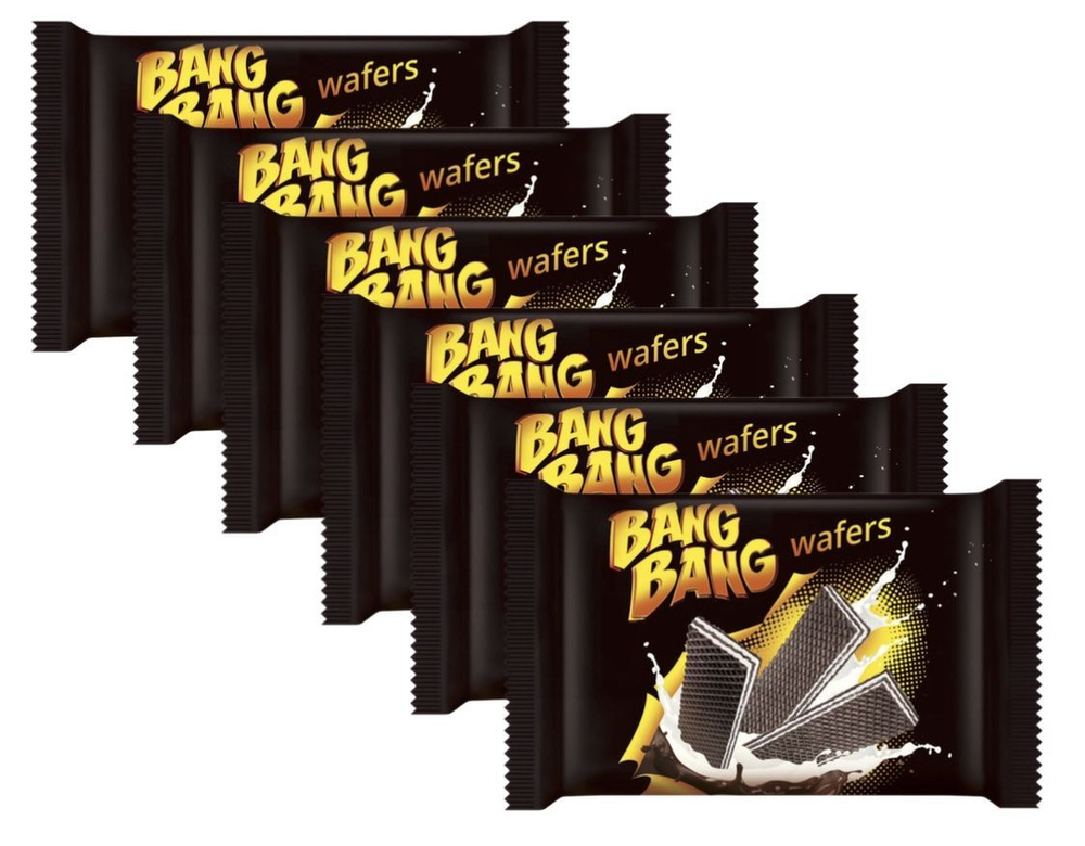 Сладонеж Вафли BANG BANG wafers, 72 г х 6 шт #1