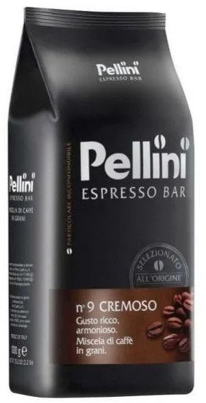 Pellini № 9 Cremoso Espresso Bar 1 кг кофе в зернах #1